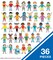 Carson Dellosa  36-Piece All Are Welcome Children's Book Cutouts, Diverse Students and Kids Accents for Back to School, Bulletin Board, and Classroom Decor